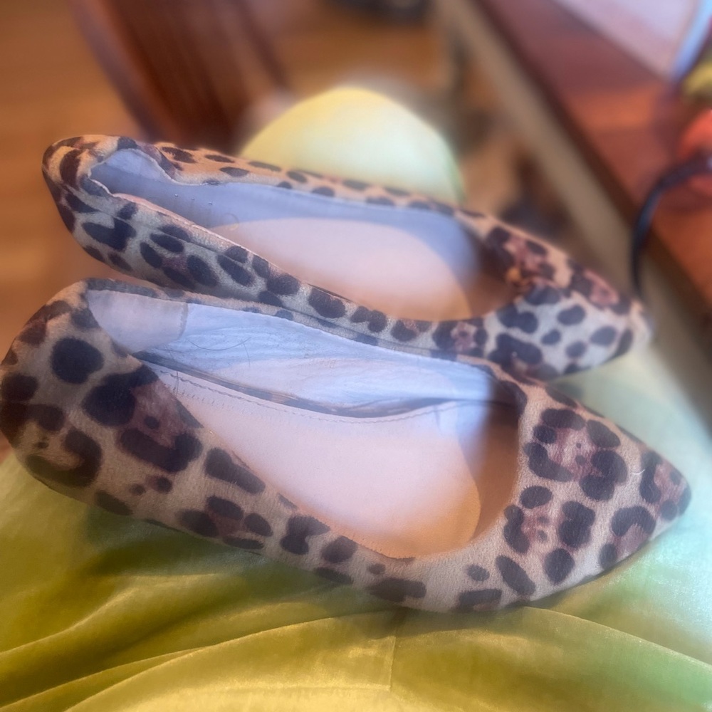 Size 7 leopard ballet flat